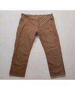 Key Dungaree Pants Mens 42 x 32 Brown Cotton Duck Heavyweight Carpenter ... - €28,83 EUR