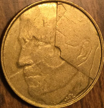 1987 Belgium 5 Francs Coin - £0.97 GBP