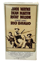 Rio Bravo VHS 1990 Warner Video John Wayne Dean Martin Ricky Nelson Howard Hawks - £7.93 GBP