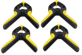 4 Pieces 6&quot; Nylon Spring Clamps Heavy Duty 3&quot; Jaw Opening Holds 25lbs Mu... - $14.99
