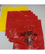 Lot Of (8) Vintage D Barr Construction Yellow and Red 16&quot;x17.5&quot; Bags - $44.87 CAD