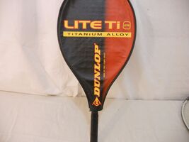  Titanium Alloy Tennis Racquet Dunlop Lite Ti 25and case GREAT SHAPE 60468 - $17.99