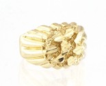 Unisex Fashion Ring 10kt Yellow Gold 408203 - £216.19 GBP
