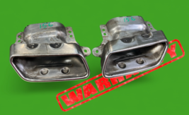 2010-2017 mercedes s550 gl450 rear bumper exhaust muffler tips set lot o... - $189.87