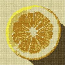 Pepita Needlepoint Canvas: Lemon Slice, 7&quot; x 7&quot; - $50.00+