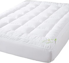 Mattress Topper Twin 400Tc Cotton Mattress Pad With Deep Pocket - Extra Thick 2&quot; - $56.99