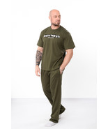 Men’s Cotton Pajama Set – Short Sleeve Top &amp; Long Pants, , Summer,  Nosi... - $505.63 MXN+