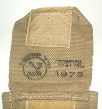 IDF Israel Israeli Defense Forces cotton duck khaki compass pouch 1973 - $27.38 CAD
