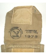 IDF Israel Israeli Defense Forces cotton duck khaki compass pouch 1973 - €17,28 EUR