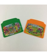 Barney &amp; Friends Learning Laptop Replacement Cards Disc Cartridges Vinta... - $23.77 CAD