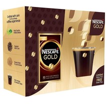 NESCAFÉ GOLD Pure Soluble Coffee Powder, with Free Glass Mug, 100 g - £17.35 GBP