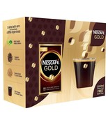 NESCAFÉ GOLD Pure Soluble Coffee Powder, with Free Glass Mug, 100 g - £17.15 GBP