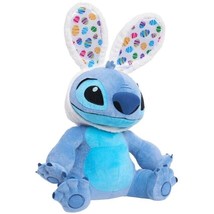 Disney Lilo &amp; Stitch Easter Plush 10.5&quot; Bunny Ears Sewn Eyes - £23.35 GBP