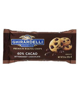Ghirardelli Bittersweet Chocolate Baking Chips Case of 12 packets, 10 oz... - $85.99