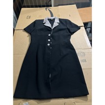 Bahari Women&#39;s Long Jacket Size 14 Black Dress, Animal Print Collar, Blazer - $20.33 CAD