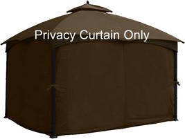 Gazebo Privacy Curtain Set By Abccanopy, 10&#39; X 12&#39;, For Gf-12S004B-1. - £87.87 GBP