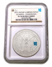 2012 Piefort S5 £ Großbritannien Olympiade Countdown NGC PF70 Ultra Cameo - £132.51 GBP