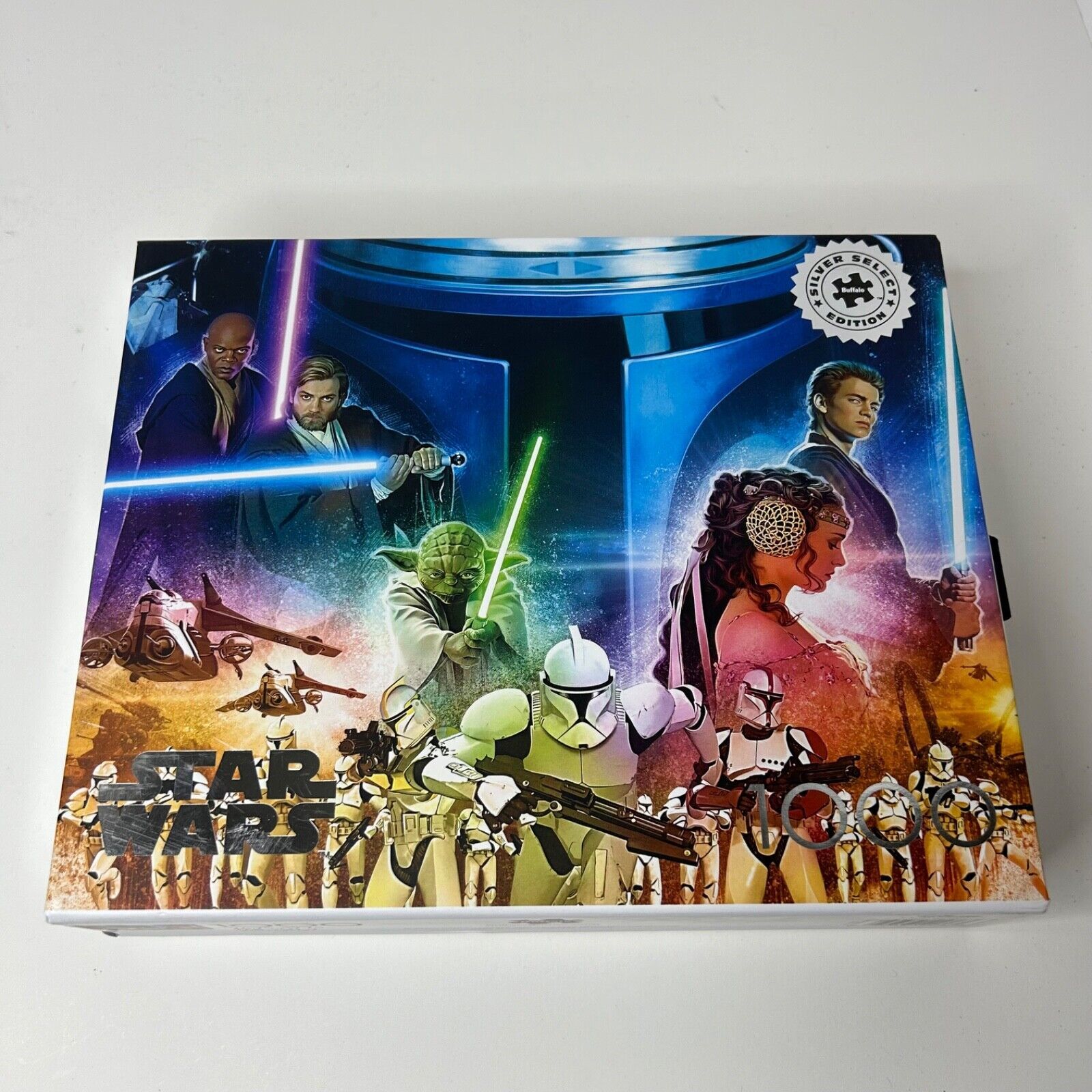 Star Wars Silver Select I Will Be The Most Powerful Jedi Ever Puzzle NIB Buffalo - $54.57