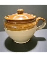 Pearsons By Chesterfield? Stoneware Bean Casserole 7.5&quot;Tall Beige/Brown ... - £15.54 GBP