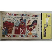 Provo Craft Home Accents Rub-ons Cock-A-Doodle-Do Barn Apples Decor Motifs NIP - $9.90