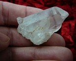 (R200-34) medium Clear white Quartz crystal points Hot Springs Arkansas ... - $14.95
