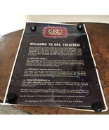GKC Theatres Vintage Movie Advertising Poster Rolled *Wear* - $46.75