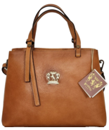 PRATESI FIRENZI ITALIAN DESIGNER COGNAC BROWN LEATHER X-BODY SATCHEL BAG... - £173.26 GBP