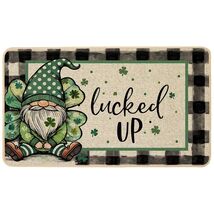 Baccessor St Patrick's Day Doormat 17x29 Buffalo Plaid Green Shamrock - €17,00 EUR Baccessor St Patrick's Day Doormat 17x29 Buffalo Plaid Green Shamrock - €17,00 EUR