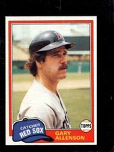 1981 Topps #128 Gary Allenson Nmmt Red Sox Dp *X89500 - £0.91 GBP