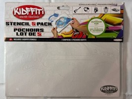 KIDFFITI-STENCIL 5 PACK LOT Of 2 - $11.64
