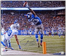 Odell Beckham Jr. Signed Metallic Paper 20 X 24 Photograph Steiner Le 113 - £315.35 GBP