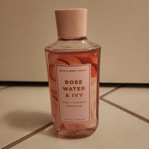 New 1 x BATH &amp; BODY WORKS ROSEWATER &amp; IVY WOMEN BODY WASH SHOWER GEL 10 ... - £31.30 GBP