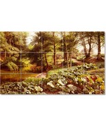 Peder Mork Monsted Country Painting Ceramic Tile Mural BTZ22873 - $205.15 CAD+