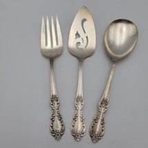 Silverplate SERVING PIECE 1959 Rogers Grand Elegance Vintage Set Of 3 - $26.47
