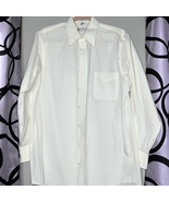 Geoffrey Beene wrinkle free, long sleeve button-down shirt, size 32/33 - $11.76