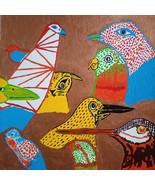 Bird Abstract Acrylic Painting - $355.60 CAD