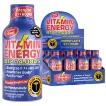 Vitamin Energy® B12 Pomegranate 'Clinically Proven' Energy Shots (12pk) - $29.95