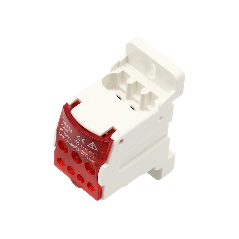 A 690v din rail terminal block split junction box one in many out distribution box high thumb200