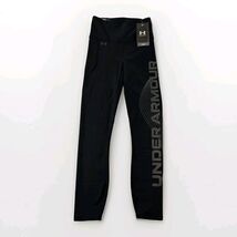 UNDER ARMOUR Women's Motion Ankel Leg Branded Leggings Black XS UA Motio... - $17.91