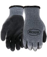 Boss B32041-L Unisex Textured Latex Grip Dip Gloves, Gray, Large, 1 Pair - $335.84 MXN