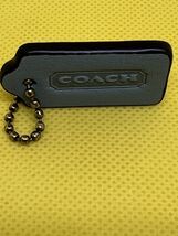 Coach Signature exotic blue 1.5 * .75  aprox Key Ring Keychain - €15,45 EUR