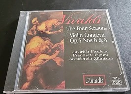 Vivaldi: The Four Seasons Violin Concerti Op. 3 Nos. 6 &amp; 8 Classical CD - $7.99