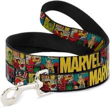 Marvel Retro Comic Dog Leash - Premium 6ft Length - £34.35 GBP