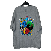 Walt Disney World 2012 Them Park T-Shirt Gray Size 4XL Mickey Mouse Donald Duck - $39.59