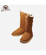 K.Signature Women&#39;s Amigo  Buckled Australian Sheepskin Winter Boots - £98.36 GBP