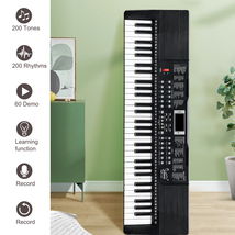 Glarry GEP-110 61 Key Keyboard with Piano Stand, Piano Bench, Built In Speakers - £103.90 GBP
