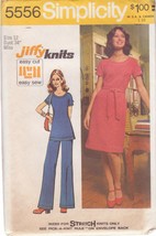 SIMPLICITY 5556 SIZE 12 VINTAGE PATTERN MISSES&#39; DRESS OR TUNIC AND PANTS - $3.00