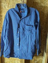 Chaps men&#39;s medium plaid Long sleeve button up western shirt - $17.73 CAD