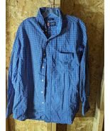 Chaps men&#39;s medium plaid Long sleeve button up western shirt - $17.73 CAD