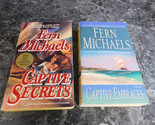 Fern Michaels lot of 2 Historical Romance Paperbacks - £3.20 GBP